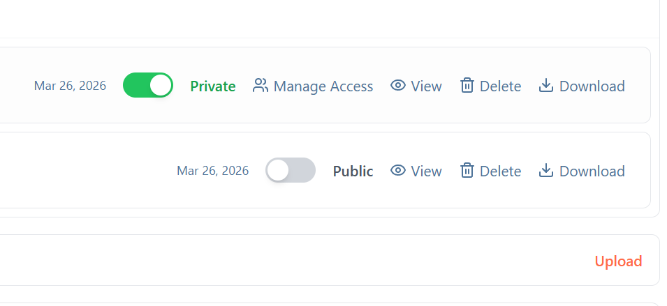 Alpha Hub data room — marketplace visibility settings to attract investors
